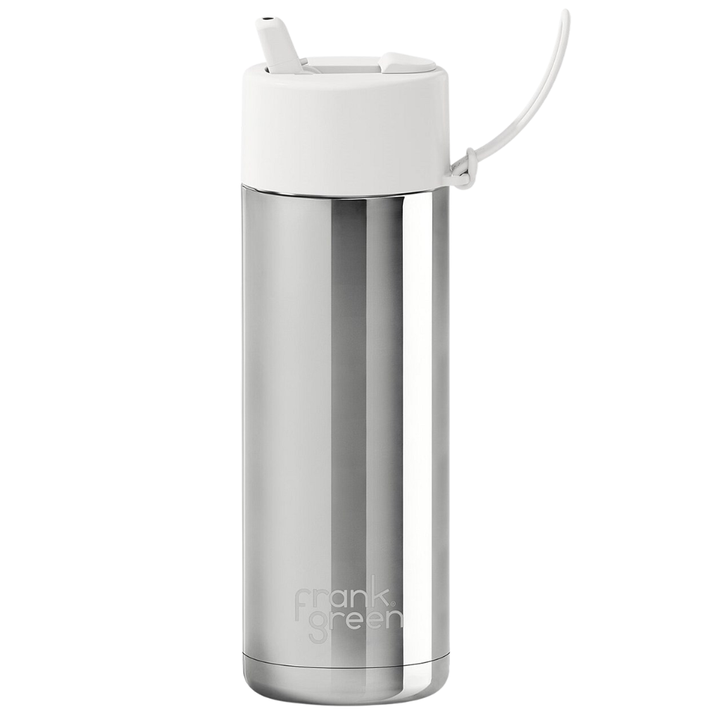 Frank Green | Ceramic Reusable Bottle | Flip Straw Lid | 595ml