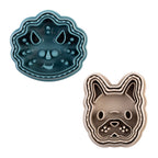 Melii Luxe | Sandwich Cutters | 3 in 1 - Dinosaur and Bulldog