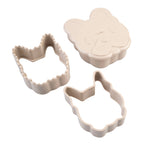 Melii Luxe | Sandwich Cutters | 3 in 1 - Dinosaur and Bulldog