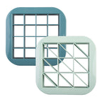 Melii Luxe | Bite Size Sandwich Cutters Set of 2 - Blue and Mint