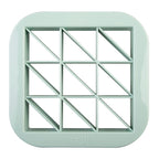 Melii Luxe | Bite Size Sandwich Cutters Set of 2 - Blue and Mint
