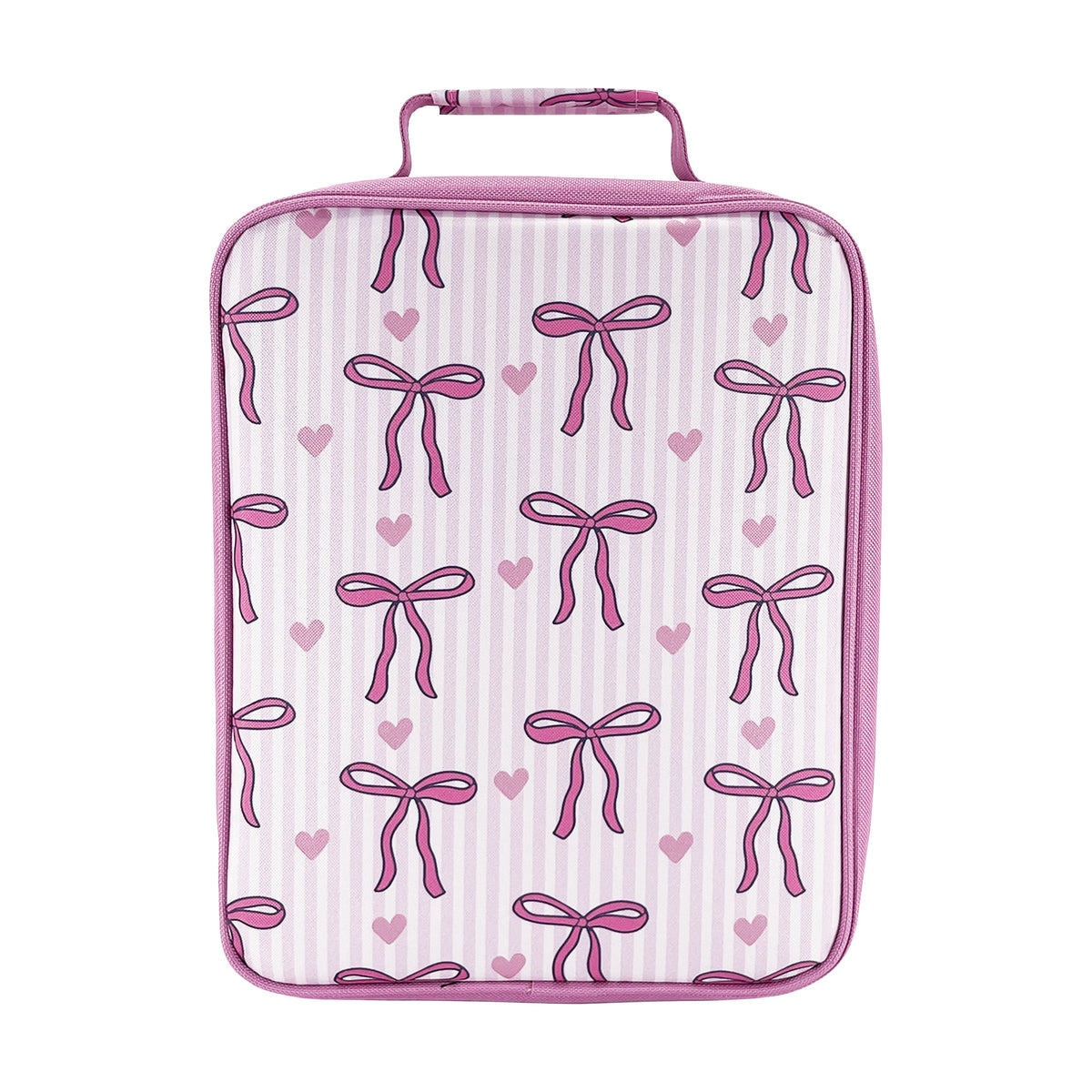 Sachi Insulated XL Lunch Bag - Bow and Hearts