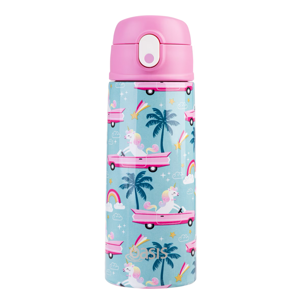 Oasis | Kids Insulated Drink Bottle with Sipper Straw | 550ml