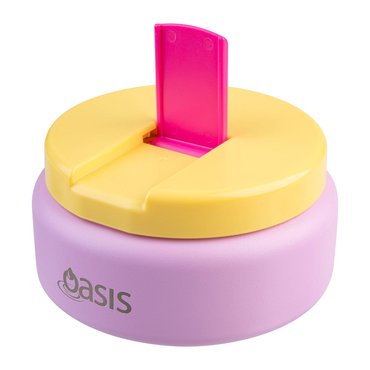 Oasis | Mini Stainless Steel Double Wall Insulated Food Flask With Quick Release Lid | Bubblegum Pink| 230ml