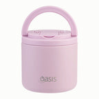 Oasis | Stainless Steel Double Wall Insulated Food Flask With Quick Release Lid & Spork | 550ml