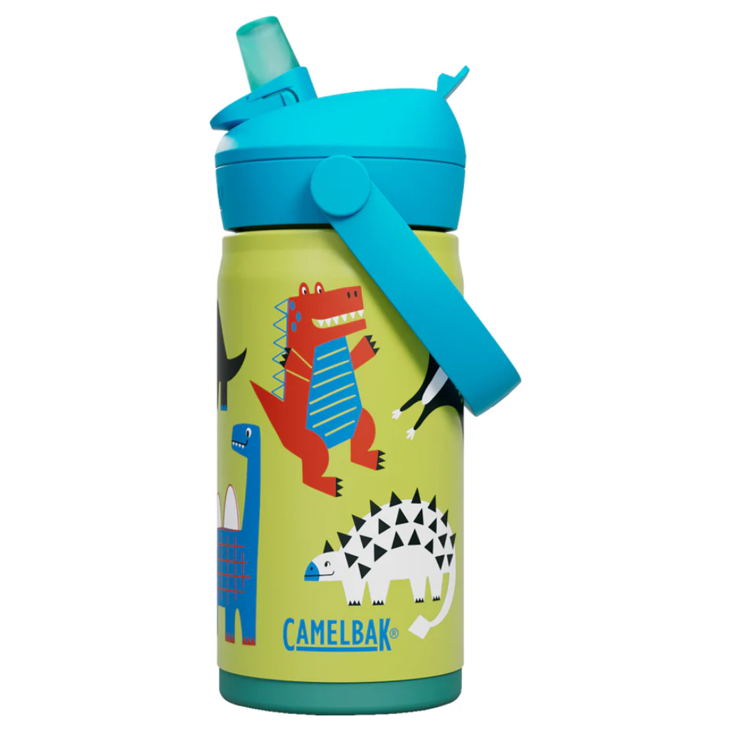 CamelBak | Thrive Flip Straw Kids Insulated Stainless Steel | 350ml | Dino Jam