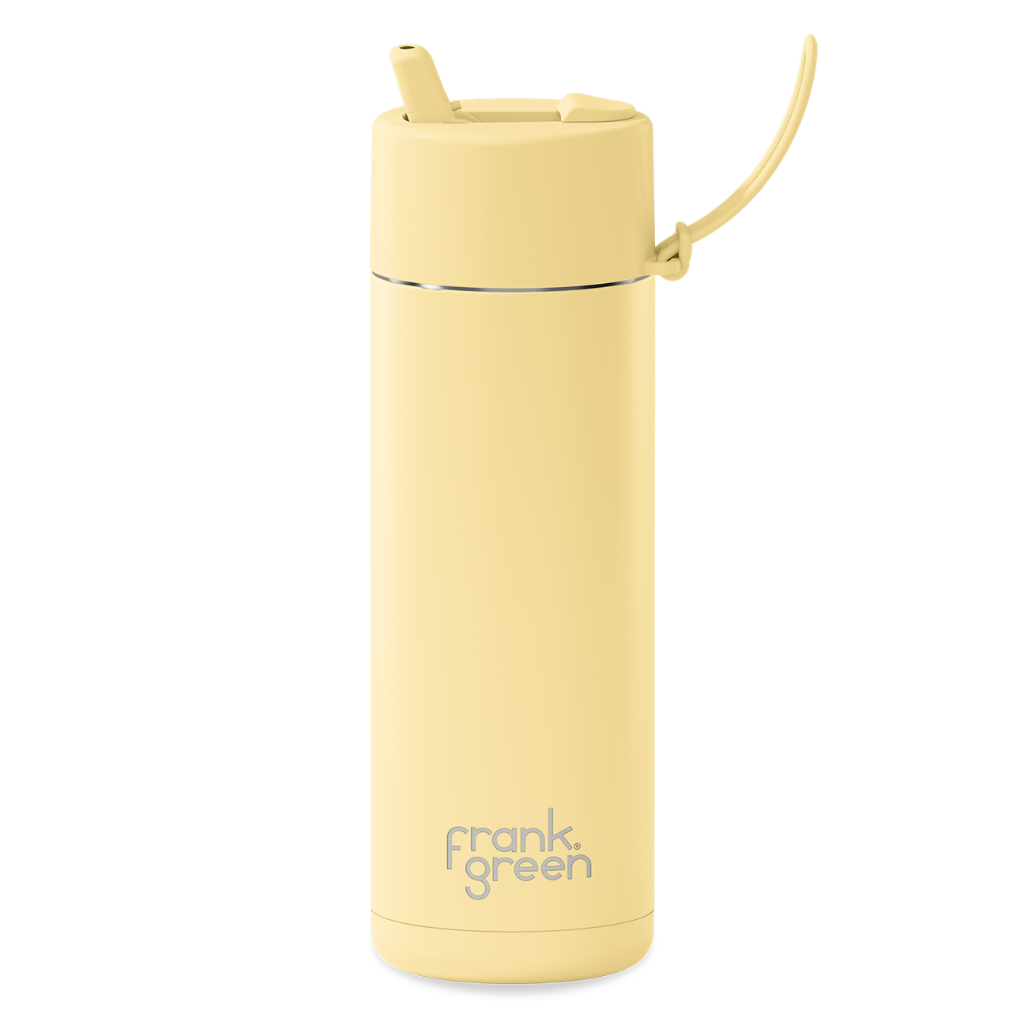 Frank Green | Ceramic Reusable Bottle | Flip Straw Lid | 595ml