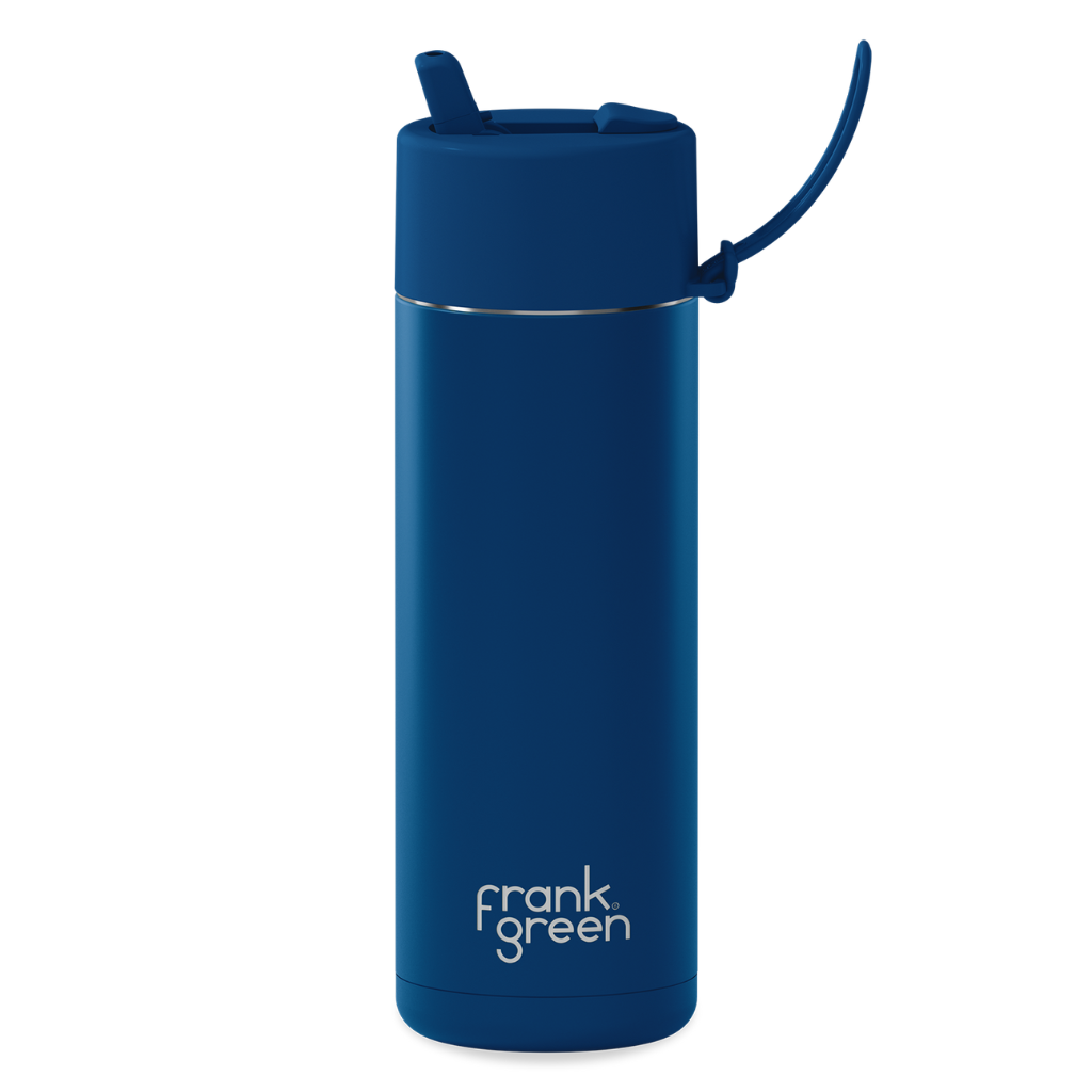 Frank Green | Ceramic Reusable Bottle | Flip Straw Lid | 595ml