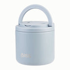 Oasis | Stainless Steel Double Wall Insulated Food Flask With Quick Release Lid & Spork | 550ml