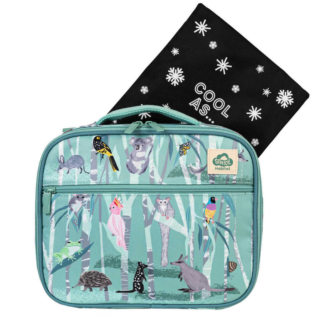 Spencil | Habitat Big Cooler Lunch Bag + Chill Pack | Threatened Aussies
