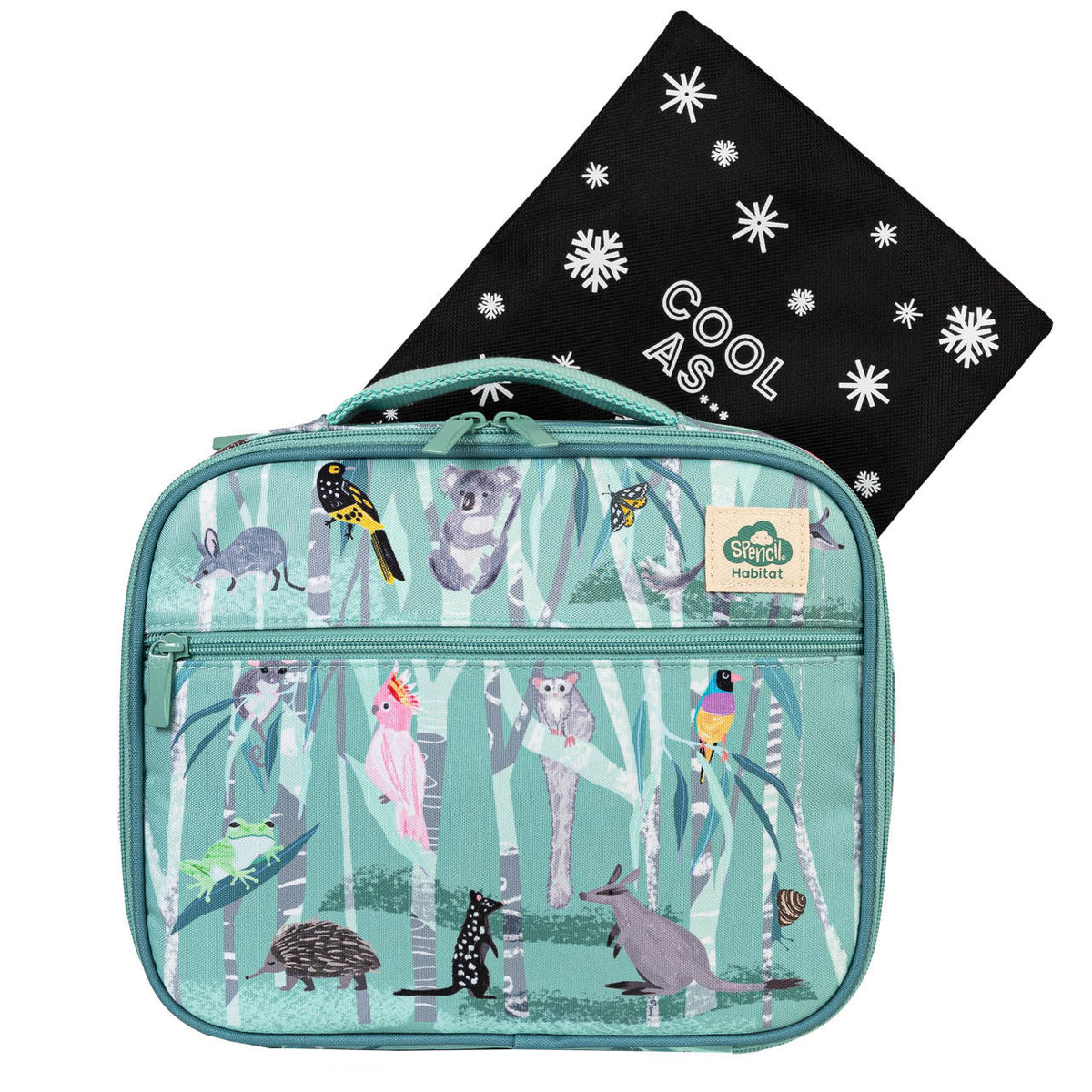 Spencil | Habitat Big Cooler Lunch Bag + Chill Pack | Threatened Aussies