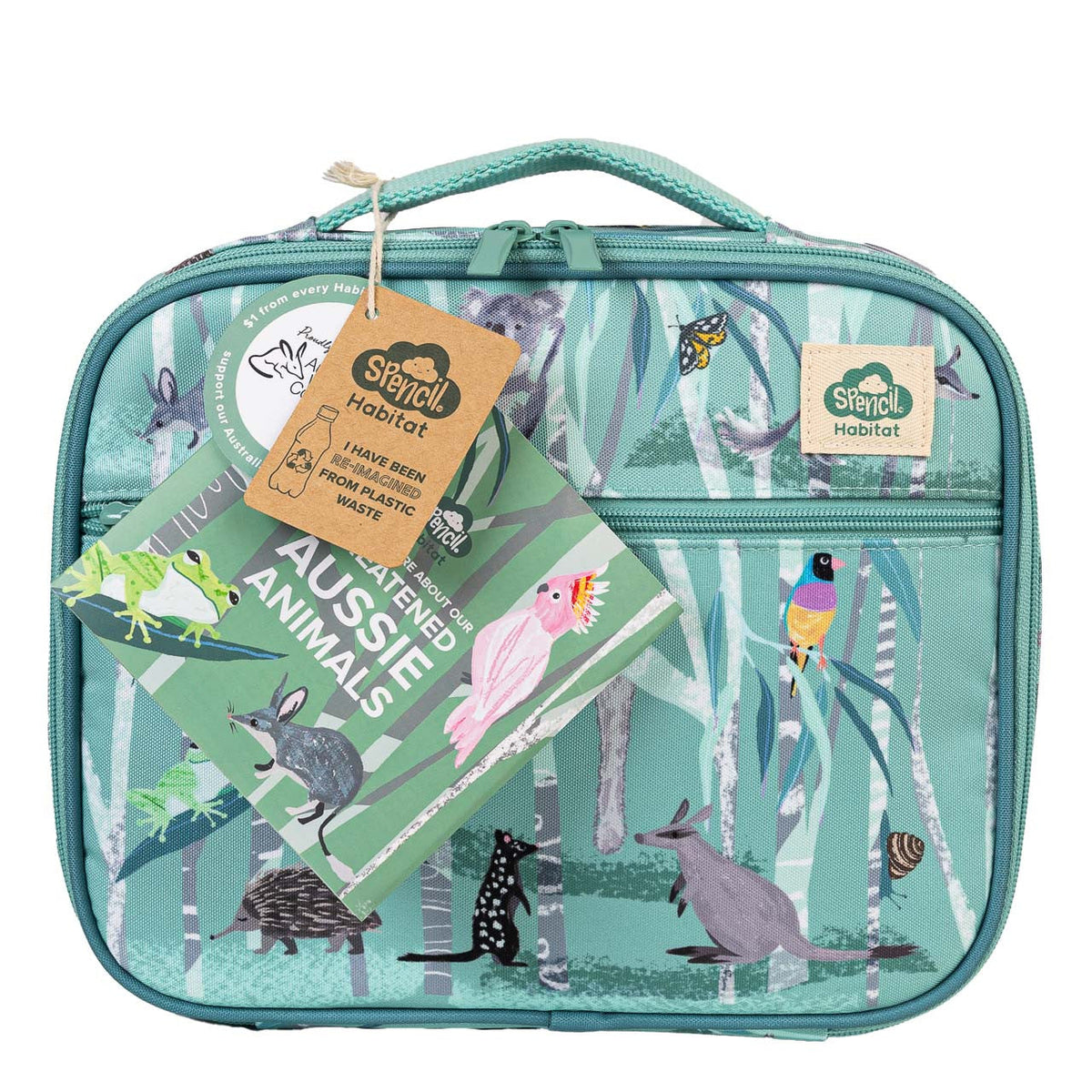 Spencil | Habitat Big Cooler Lunch Bag + Chill Pack | Threatened Aussies