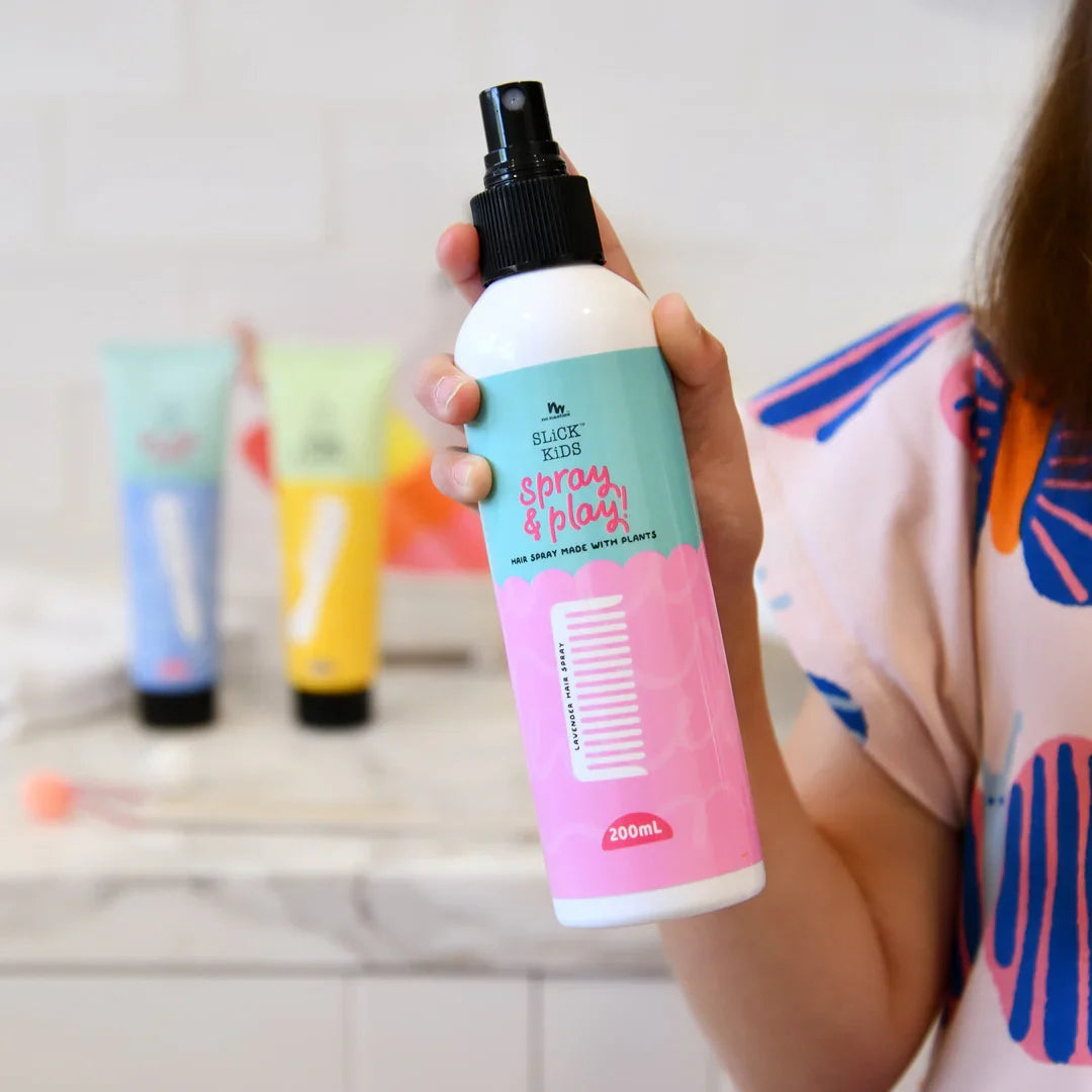 No Nasties Kids | Natural Alcohol Free Hairspray | 200ml | Lavender and Lime