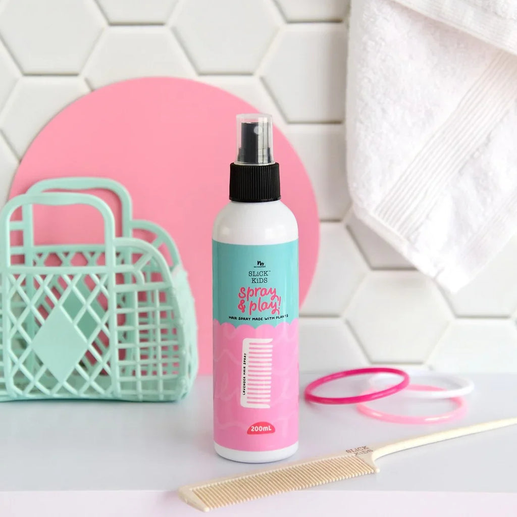 No Nasties Kids | Natural Alcohol Free Hairspray | 200ml | Lavender and Lime