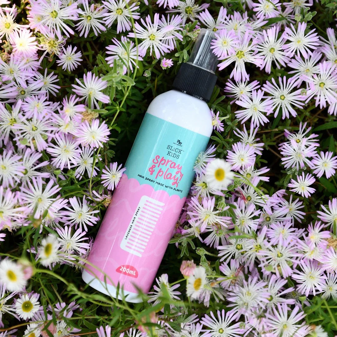 No Nasties Kids | Natural Alcohol Free Hairspray | 200ml | Lavender and Lime