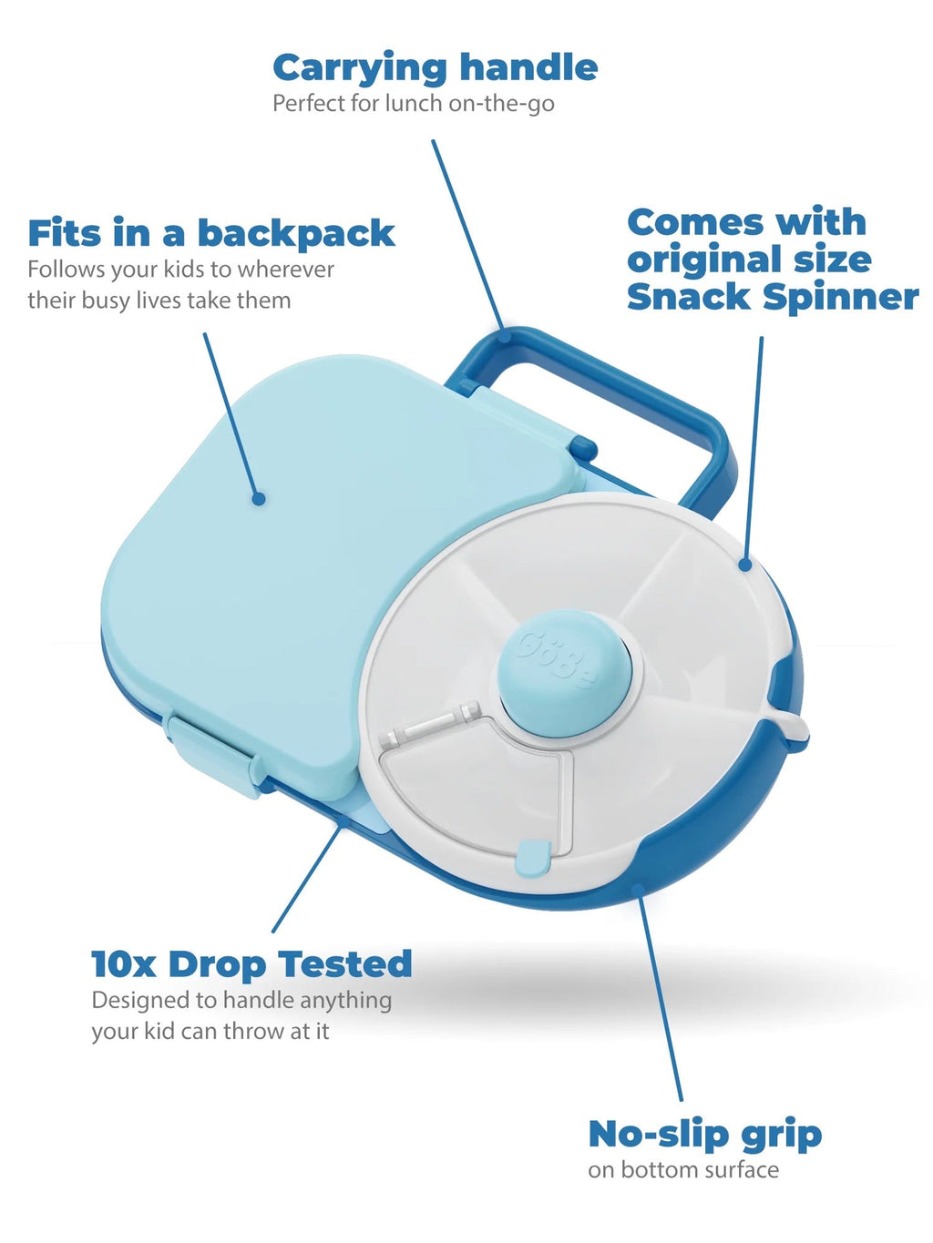 GoBe Snack Spinner Lunchbox