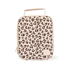 MontiiCo Insulated Large Lunch Bag with included MontiiCo Ice Pack - Cream Leopard