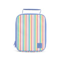 MontiiCo Insulated Large Lunch Bag with included MontiiCo Ice Pack - Fruity Stripe