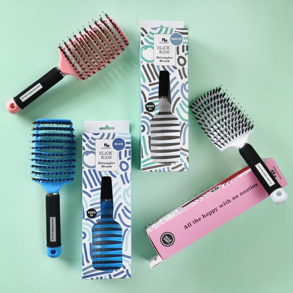 No Nasties Kids | Detangler Kids Hair Brush