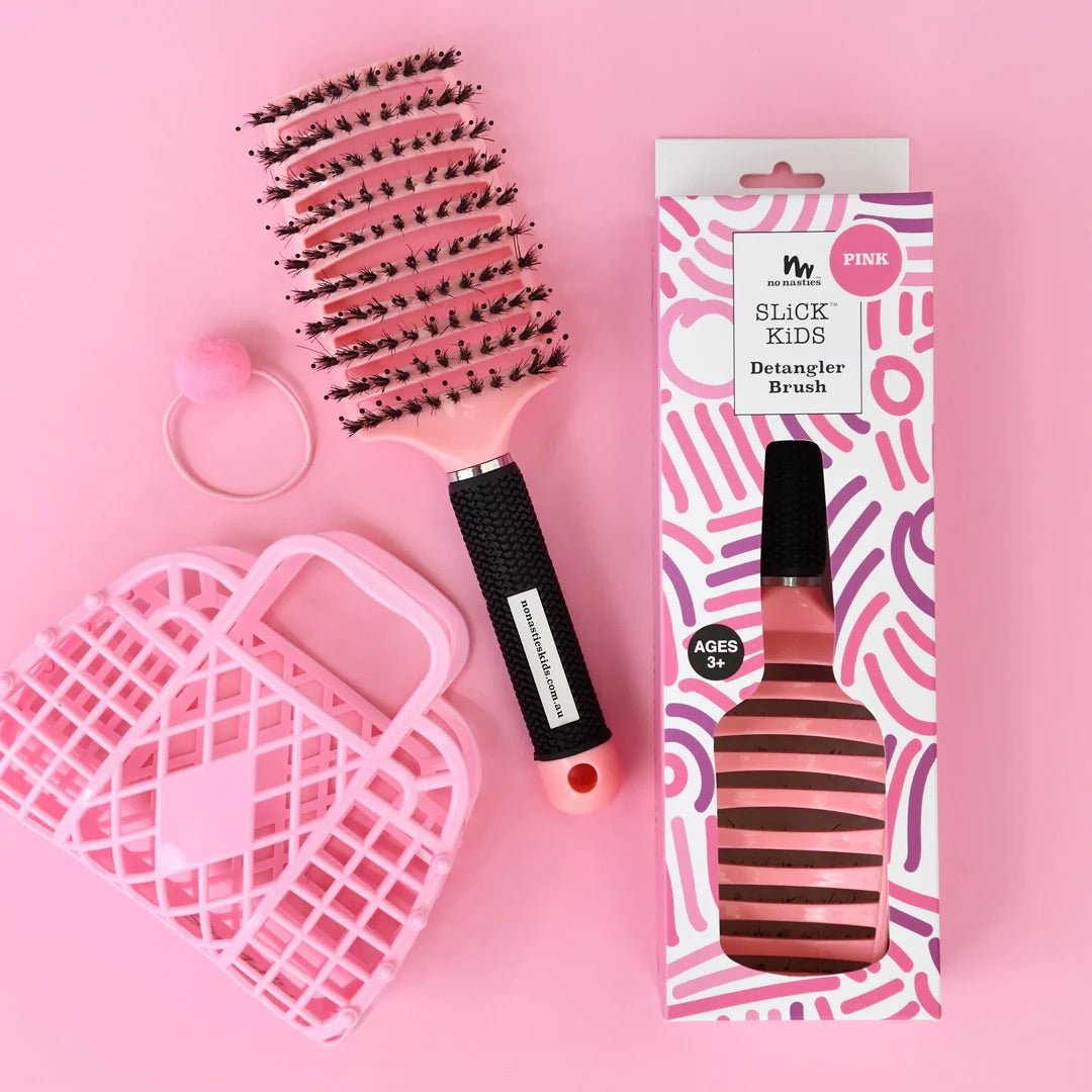 No Nasties Kids | Detangler Kids Hair Brush
