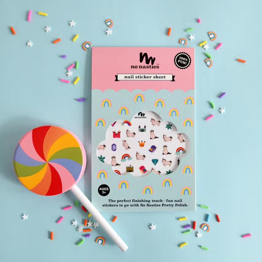 No Nasties Kids | Nail Sticker Sheet