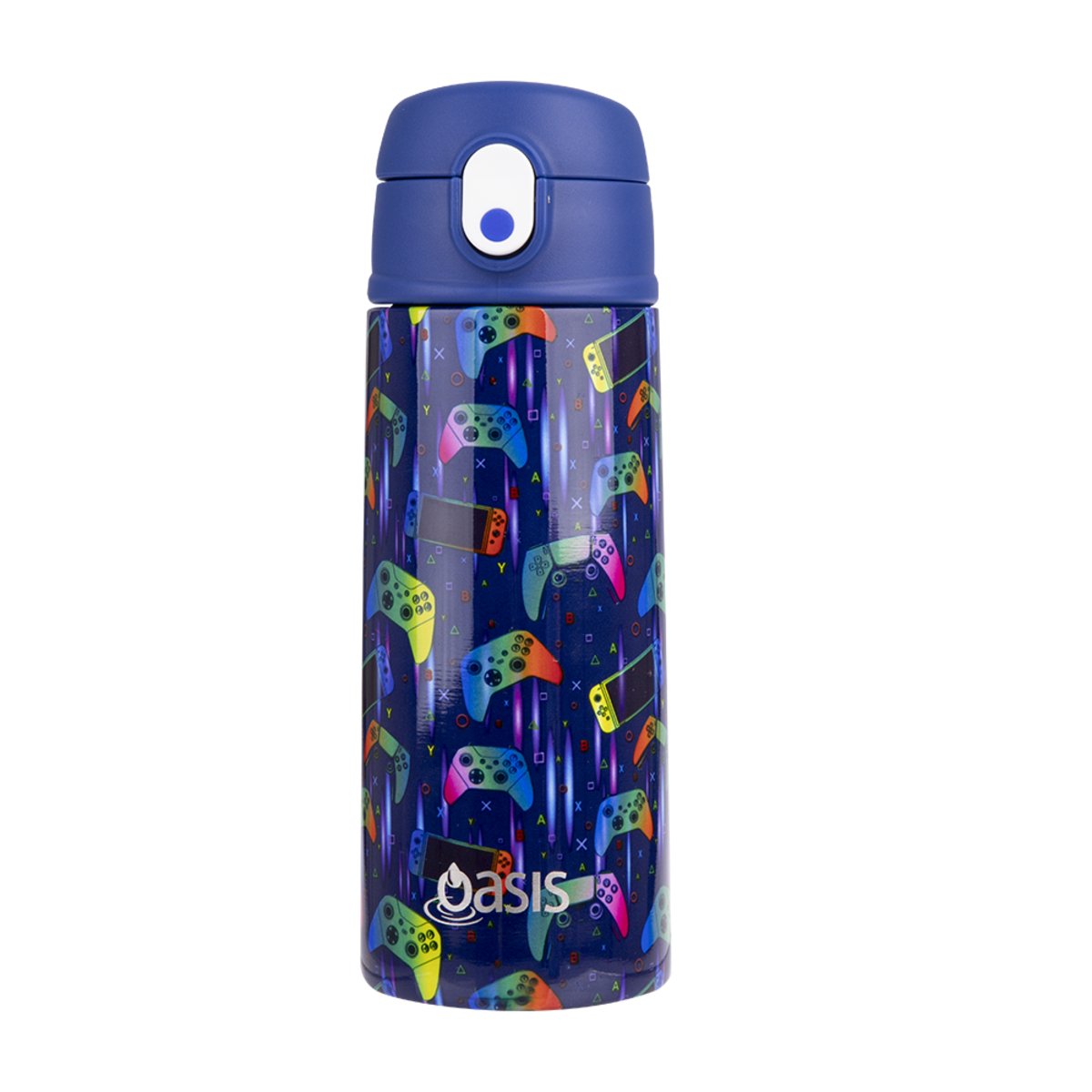 Oasis | Kids Insulated Drink Bottle with Sipper Straw | 550ml