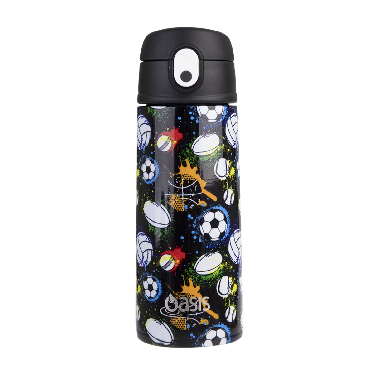 Oasis | Kids Insulated Drink Bottle with Sipper Straw | 550ml