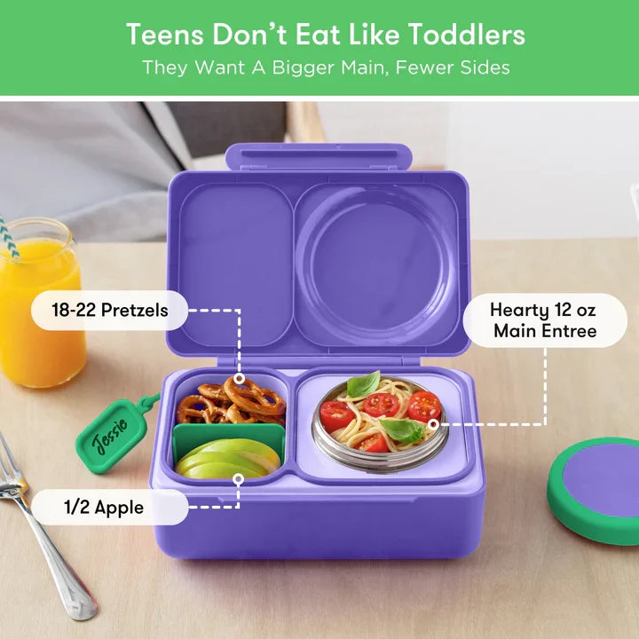 OMIEBOX UP | Hot & Cold Bento Lunch Box | Galaxy Purple