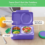 OMIEBOX UP | Hot & Cold Bento Lunch Box | Galaxy Purple
