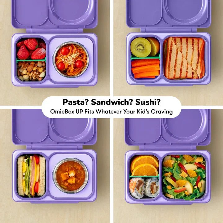 OMIEBOX UP | Hot & Cold Bento Lunch Box | Galaxy Purple