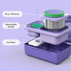 OMIEBOX UP | Hot & Cold Bento Lunch Box | Galaxy Purple