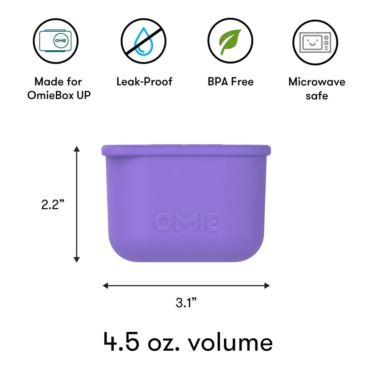 Omie | Omiebox Up Silicone Dip Containers | Set of 2