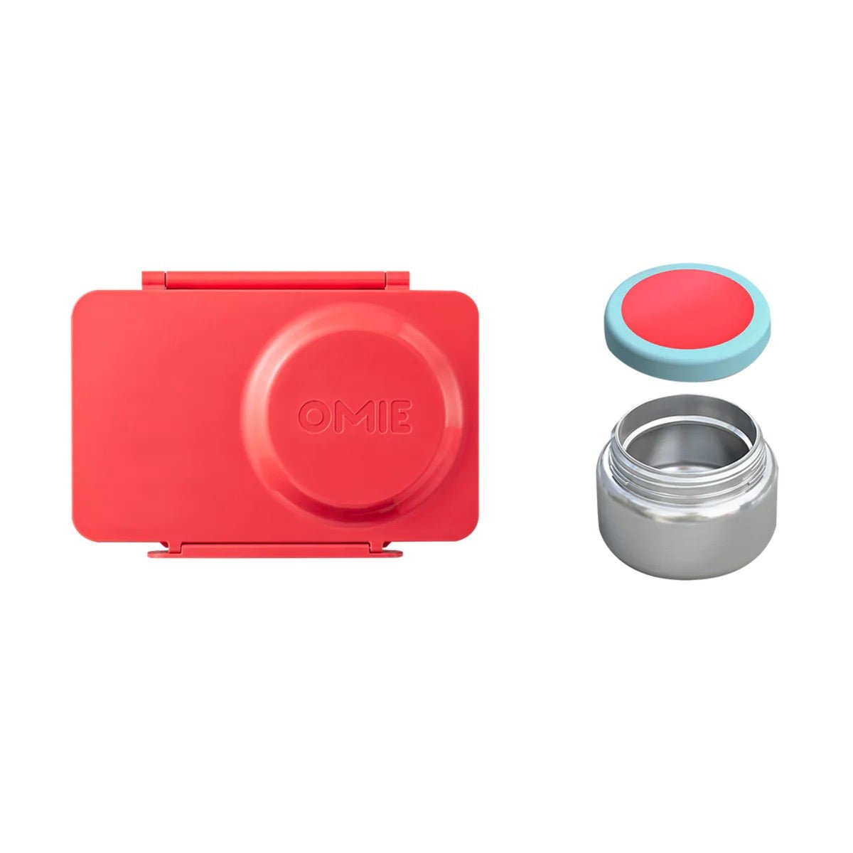 OMIEBOX UP | Hot & Cold | Bento Lunch Box | Cherry Pink