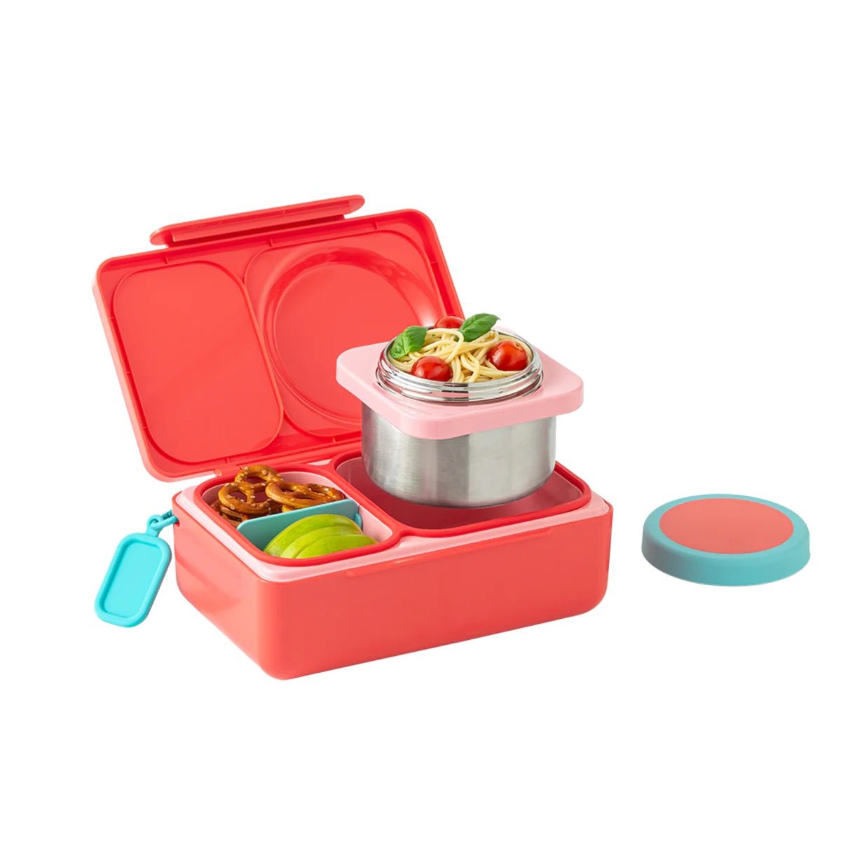 OMIEBOX UP | Hot & Cold | Bento Lunch Box | Cherry Pink