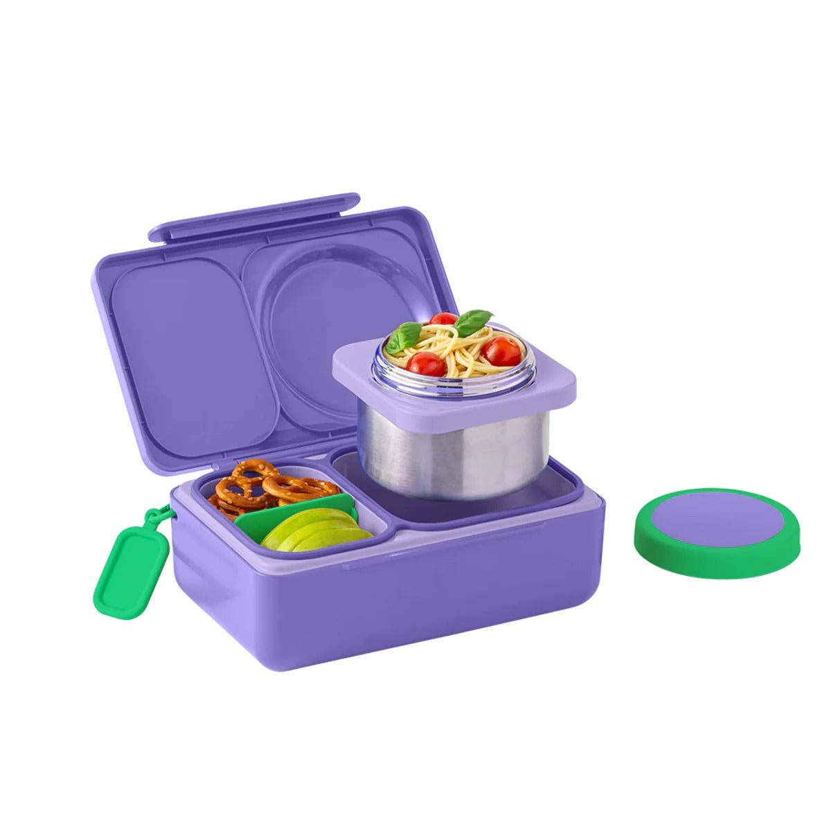 OMIEBOX UP | Hot & Cold Bento Lunch Box | Galaxy Purple