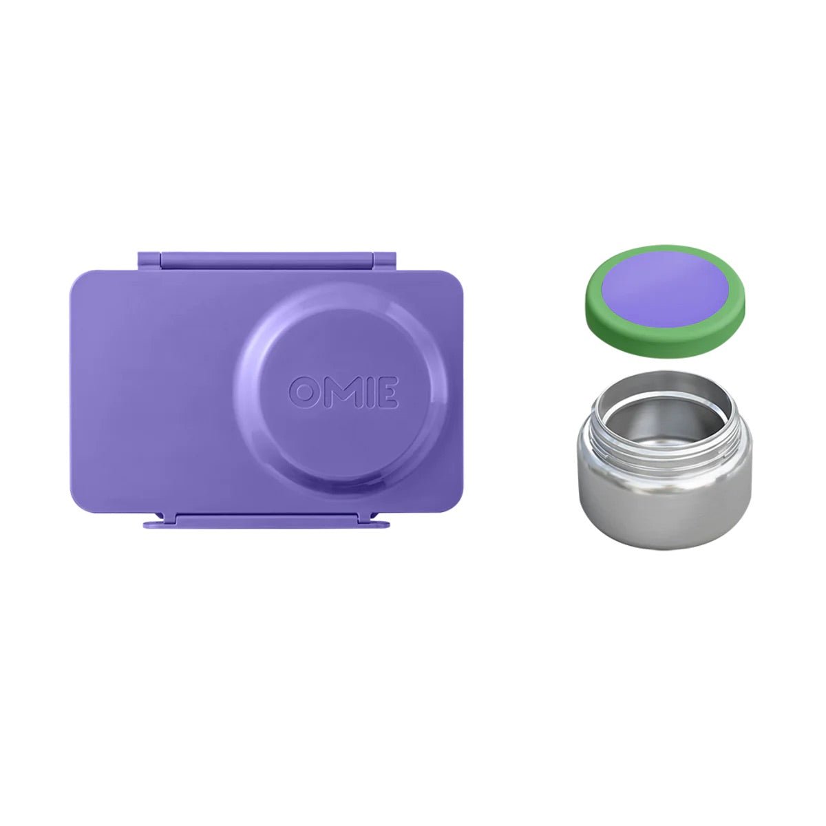 OMIEBOX UP | Hot & Cold Bento Lunch Box | Galaxy Purple