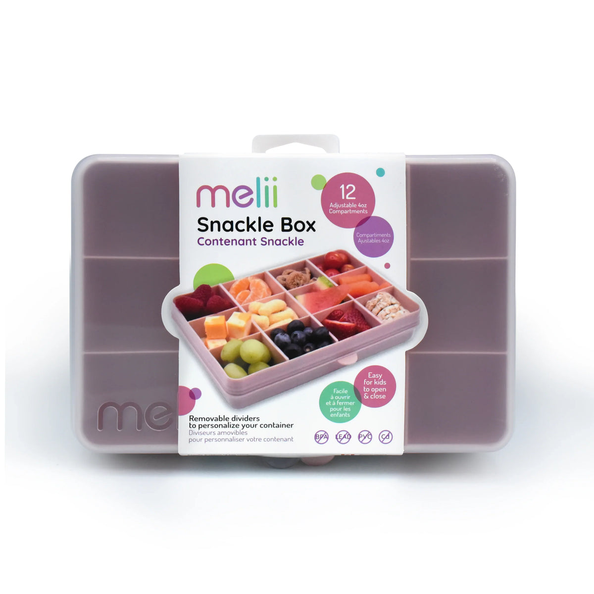 Melii Luxe | Snackle Box | 12 Compartment