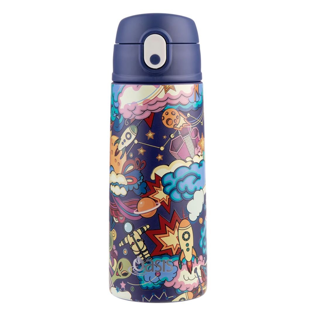 Oasis | Kids Insulated Drink Bottle with Sipper Straw | 550ml