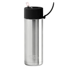 Frank Green | Ceramic Reusable Bottle | Chrome | Straw lid | 595ml