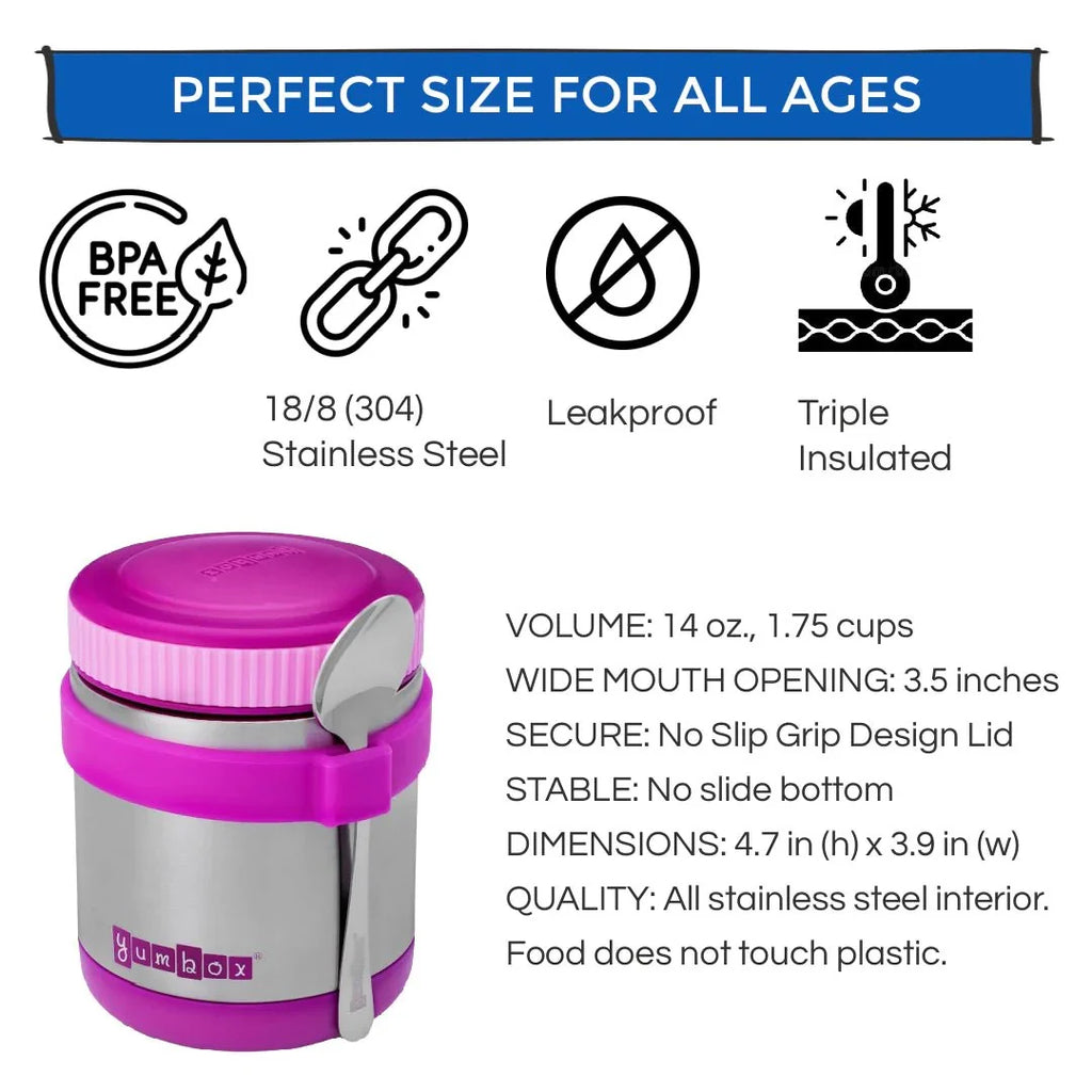 Yumbox | Zuppa | Insulated Food Jar with Spoon
