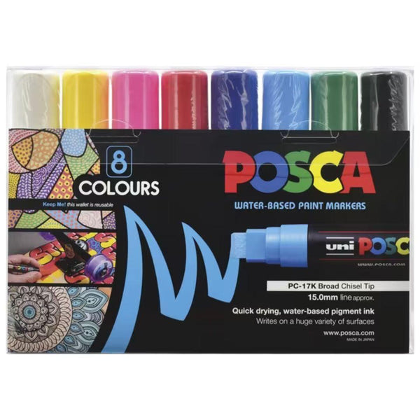 POSCA PC17K Paint Pen - 8 Pack