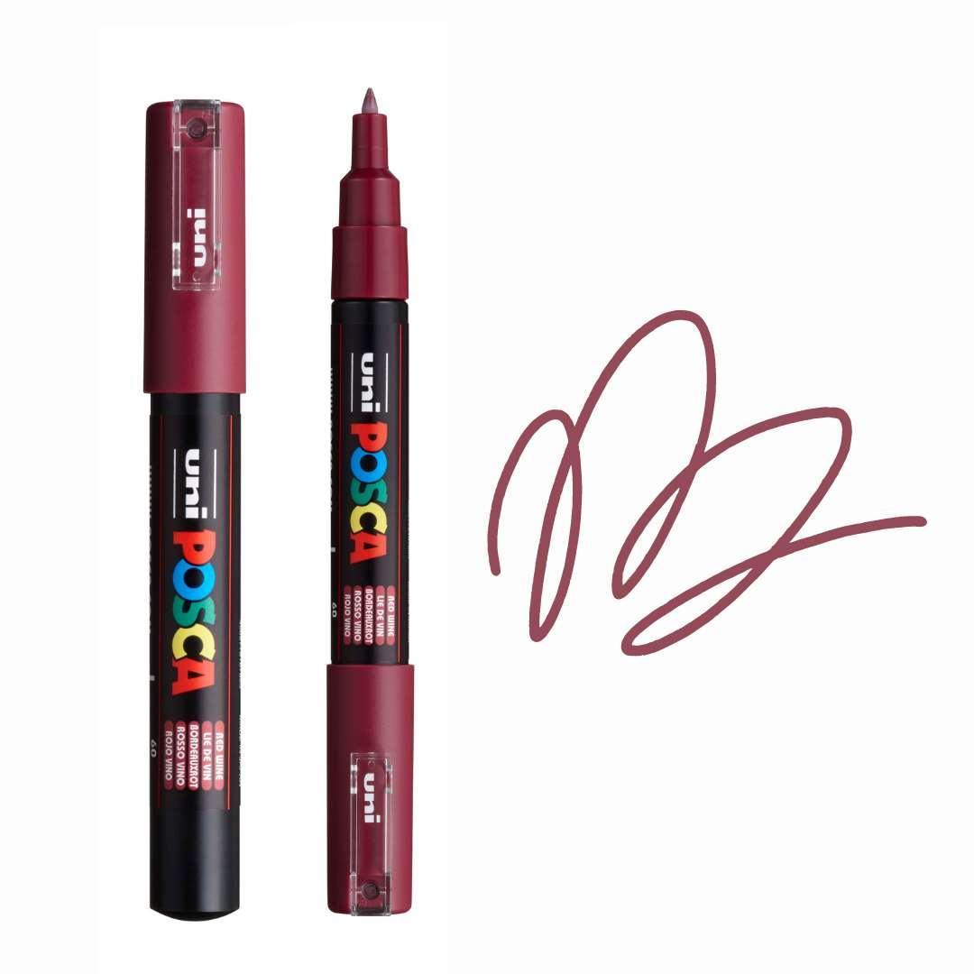 POSCA PC1M Paint Pen - RED WINE