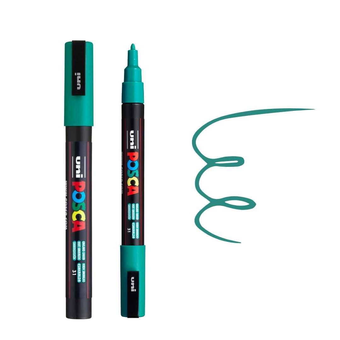 POSCA PC3M Paint Pen - EMERALD GREEN