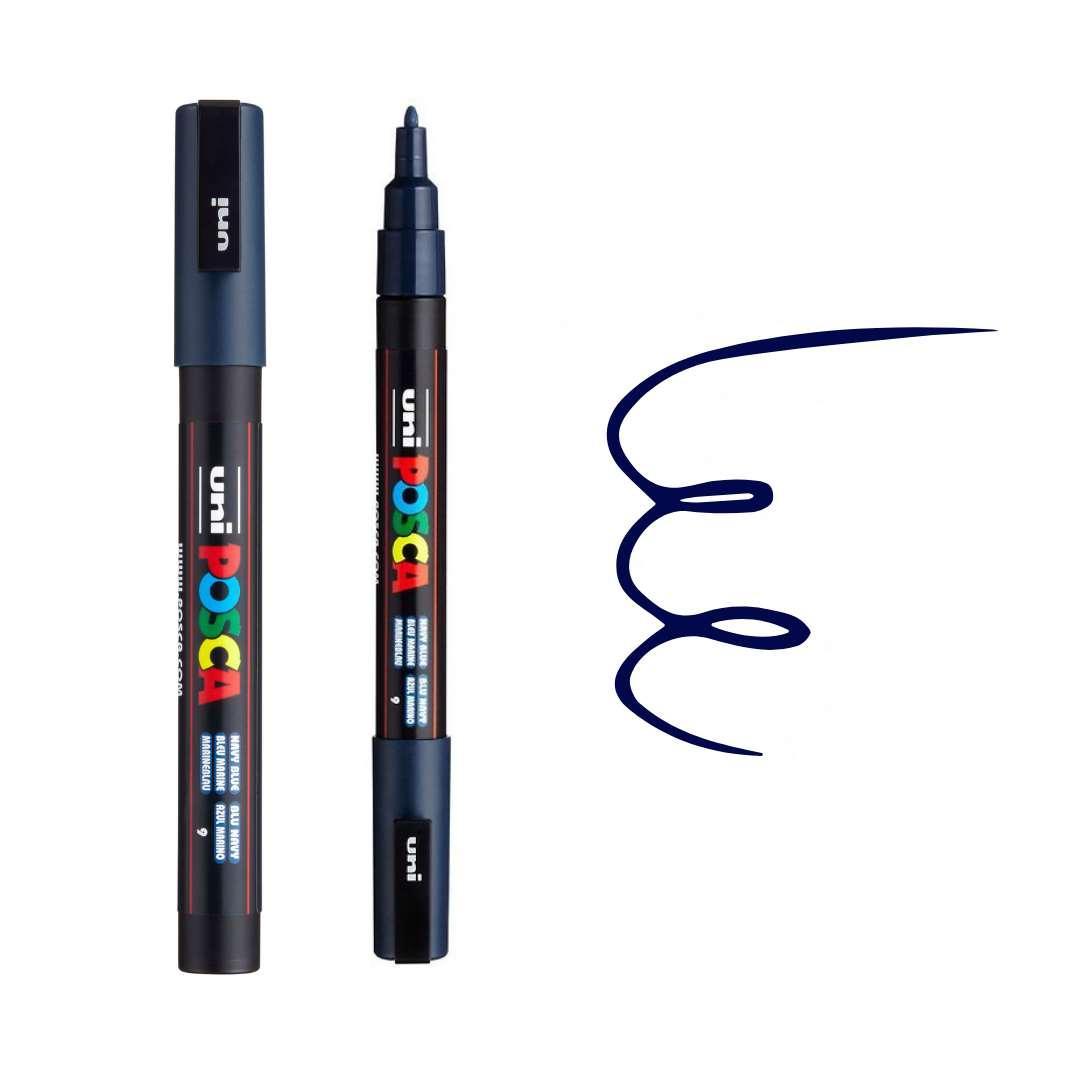 POSCA PC3M Paint Pen - NAVY BLUE