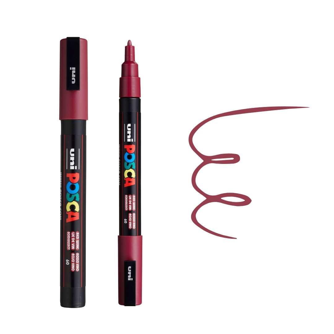 POSCA PC3M Paint Pen - RED WINE