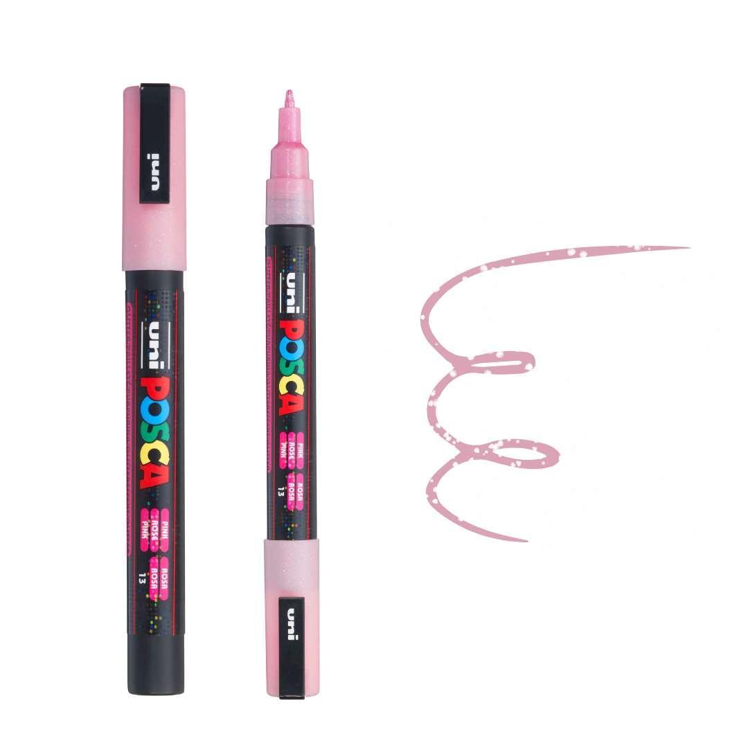 POSCA PC3ML Paint Pen - GLITTER PINK