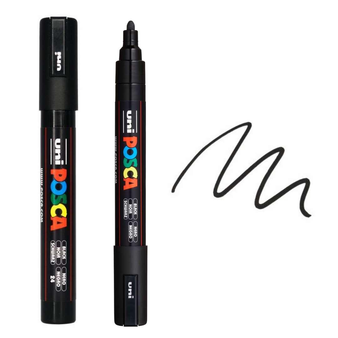 POSCA PC5M Paint Pen - BLACK