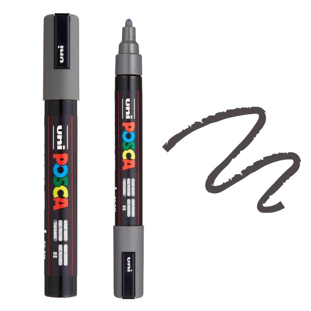POSCA PC5M Paint Pen - DEEP GREY