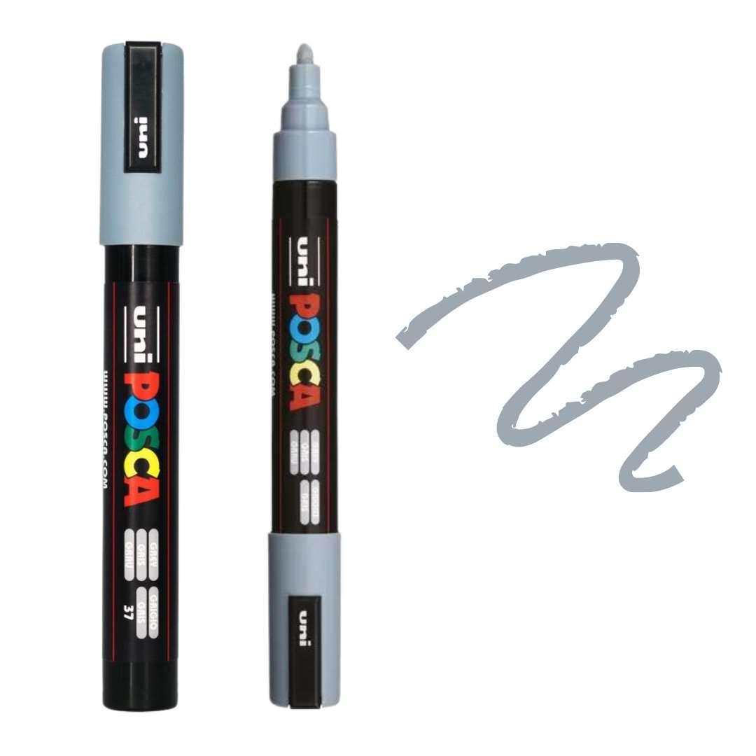 POSCA PC5M Paint Pen - GREY