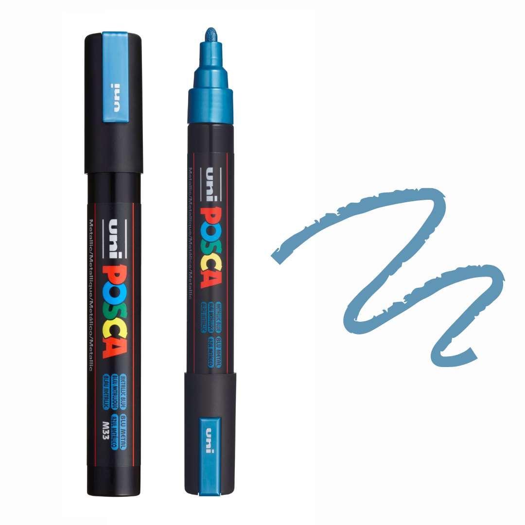 POSCA PC5M Paint Pen - METALLIC BLUE